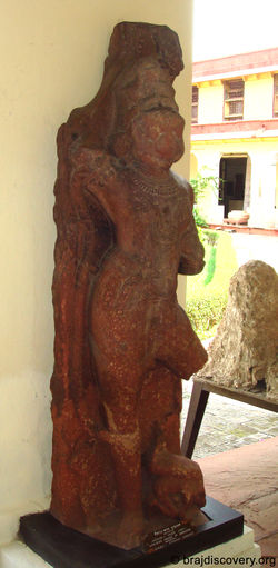 विशाल काय हनुमान Life Size Figure Of Hanuman संग्रहालय मथुरा