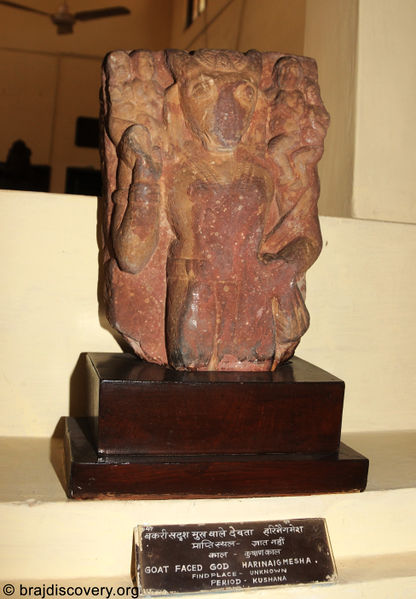 चित्र:Goat-Faced-God-Harinaigmesha-Mathura-Museum-8.jpg